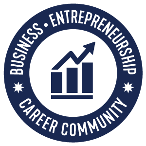 Business and Entrepreneurship career community graphic