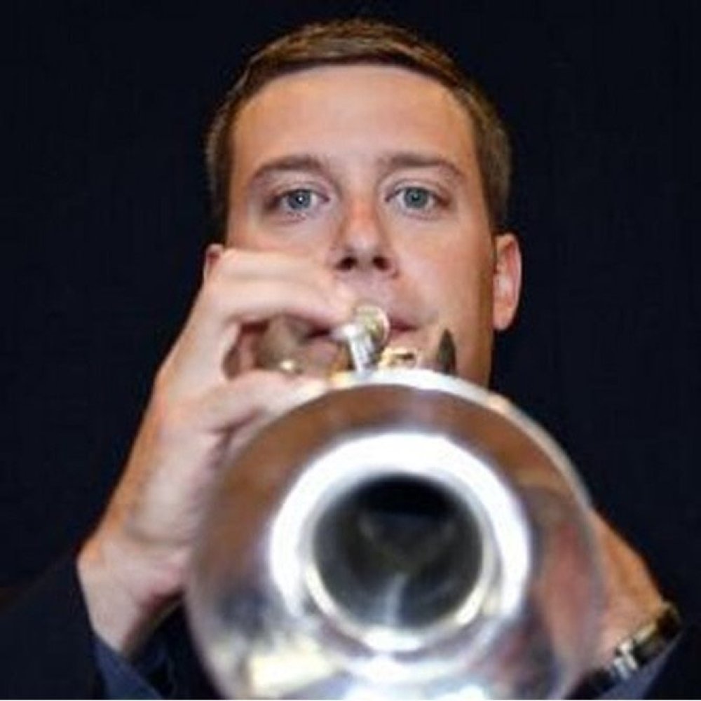 Person playing trumpet