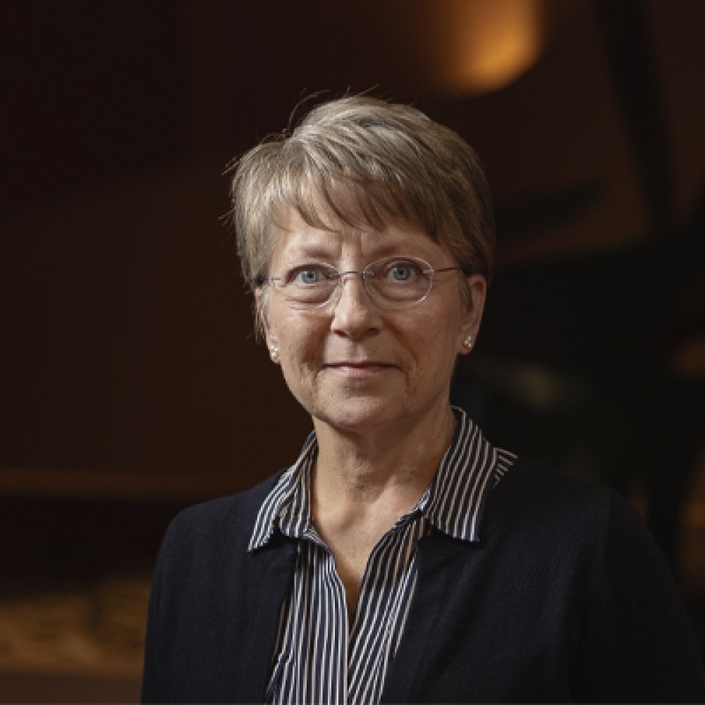 Person wearing glasses smiling