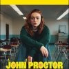 The Playbill cover of 'John Proctor Is the Villain" shows a young woman sitting on a desk in a classroom.
