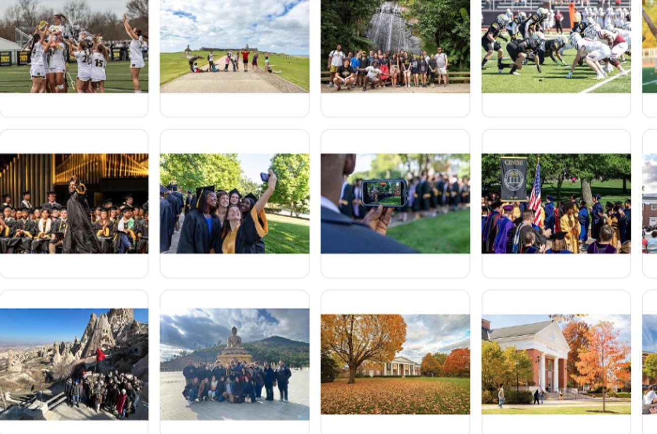 Gallery of images of student events across campus