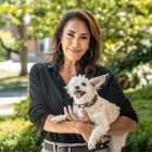 Barbara Lomanco and Luna