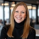 Person smiling at photographer