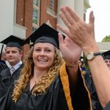 Centre graduate congratulated by faculty