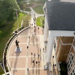 Aerial view of Crounse