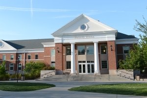 Young Hall exterior on a sunny day