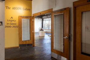 Legacy in glass exhibit