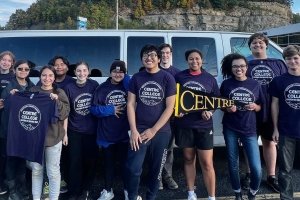 Centre College students visited eastern Kentucky with the Office of Civic and Community Engagement for an "Alternate Fall Break" where they helped with ongoing cleanup and restoration projects after historic flooding in the area.