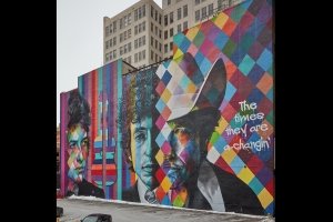 Bob Dylan mural