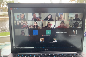 Computer screen displaying a virtual workshop on Zoom