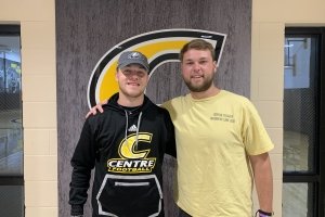 Seniors Cole Littleton and Zack Mason