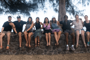 Students studied in Tahiti for an immersive study abroad experience in the summer of 2023.