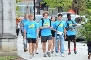 Centre College students continued the "Delve into Danville" tradition at the beginning of the 2023 academic year.