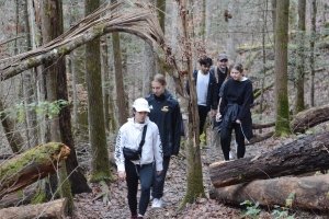 A Thanksgiving Break hike and zip-lining experience in Red River Gorge, students have had opportunities to get out and explore nature — a boost for mental and physical health.