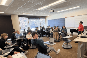 Dr. Eva Cadavid teaches "How to Lead a Good Life" during CentreTerm 2025.