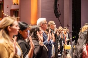Centre hosts naturalization ceremony, welcoming 74 new U.S. citizens