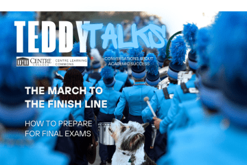 CLC Teddy Talk Event about preparing for final exams