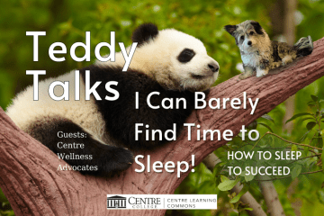 CLC Teddy Talks- How to Sleep to Succeed