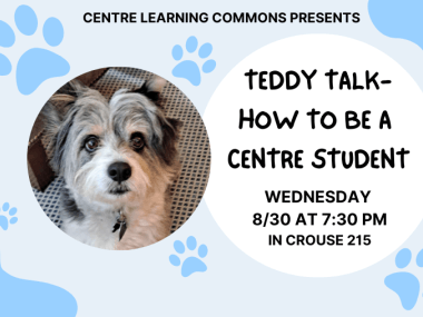 CLC Teddy Talk- How To Be a Centre Student