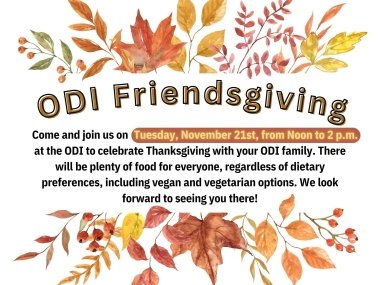 ODI Friendsgiving Information Poster