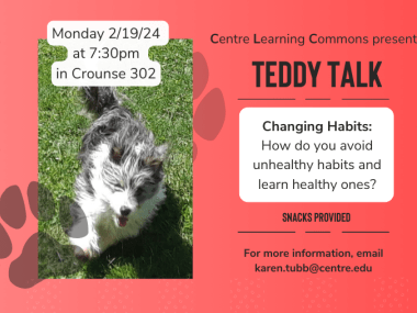 CLC Teddy Talk- Changing Habits