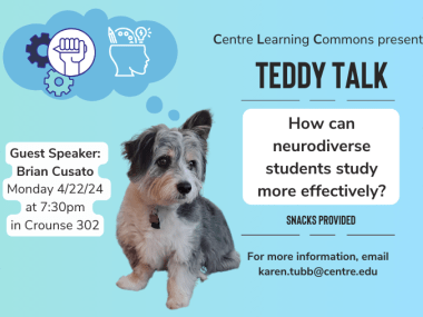 CLC Teddy Talk- Study Strategies for Neurodiverse Students
