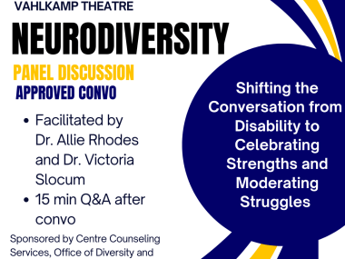 Neurodiversity Convocation Flyer