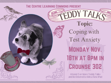 CLC Teddy Talk- Coping with Test Anxiety