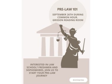 Information text about pre law 101 info session