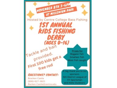 Kids fishing derby event information