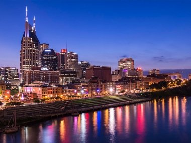 skyline of nashville