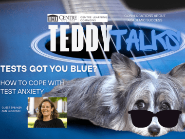 CLC Teddy Talk Event about coping with Test Anxiety