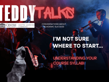 Teddy Talk- Understanding your course syllabi