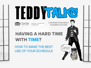 CLC Teddy Talk Event About Time Management and Organization