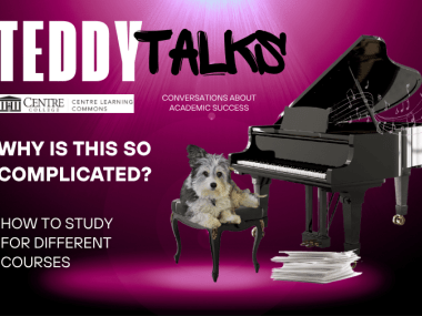 CLC Teddy Talk Event- Studying for different classes