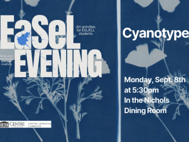 CLC EaSeL Evening event about cyanotypes