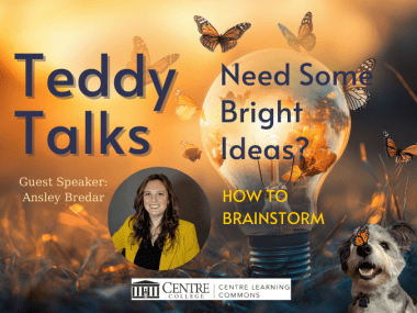 CLC Teddy Talk about how to brainstorm