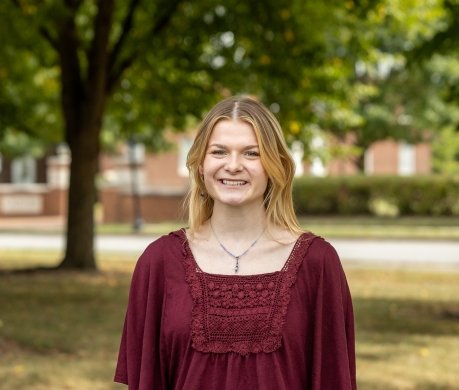Photo of a student smiling