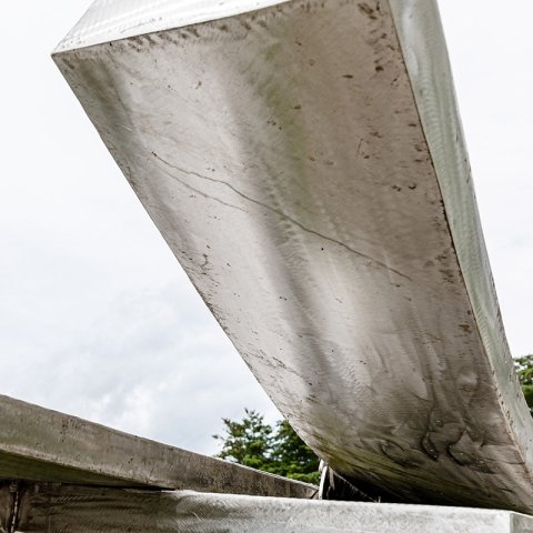 close up image of The Rip sculpture
