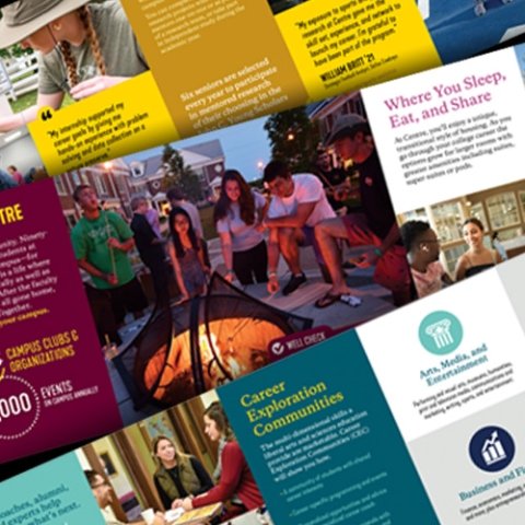 Admission viewbook artwork