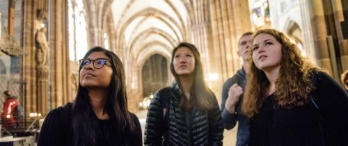 Centre students in Strasbourg, France