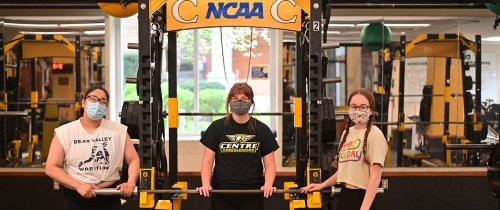 Header image: Centre students led a “gym takeover” on Saturday, April 10 as part of the Centre Body Project, with a goal of improving self-image. This type of student-led initiative is what Centre counseling hopes will grow with JED Campus. Photo by Matt Ballard.