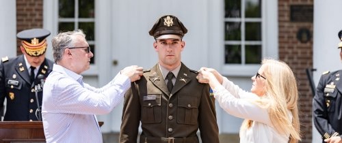 ROTC graduation ceremony