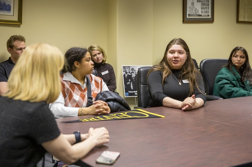 Centre students trade spring break revelry for hands-on civic