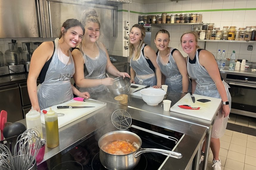 Students in the summer study abroad course &quot;Economics of Tourism&quot; studied and visited sites around Strasbourg, France.