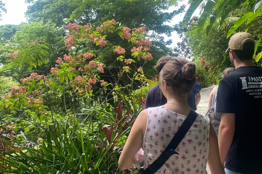 Students traveled to Barbados during the summer of 2023 in the course, &quot;Research in Primate Behavior.&quot;