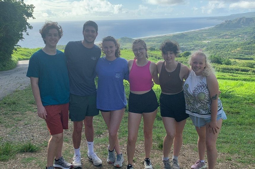 Students traveled to Barbados during the summer of 2023 in the course, &quot;Research in Primate Behavior.&quot;