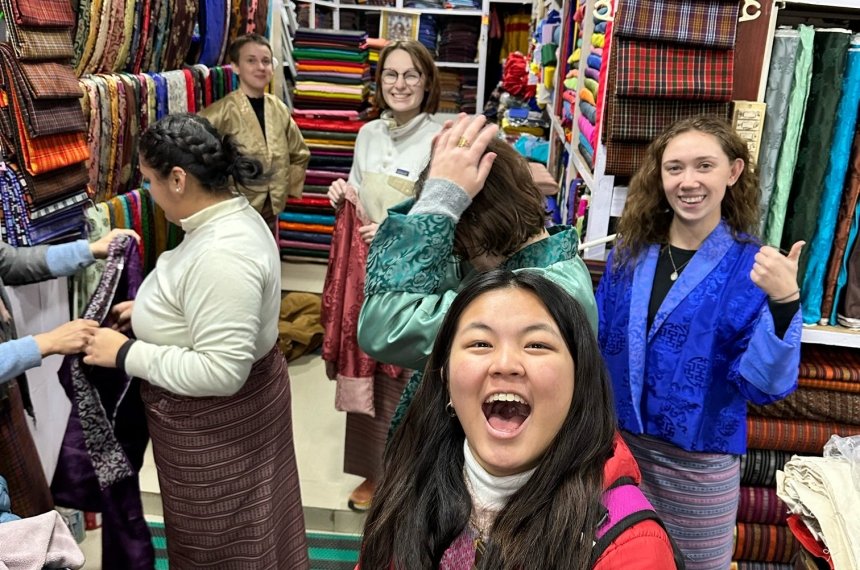 Students in Bhutan