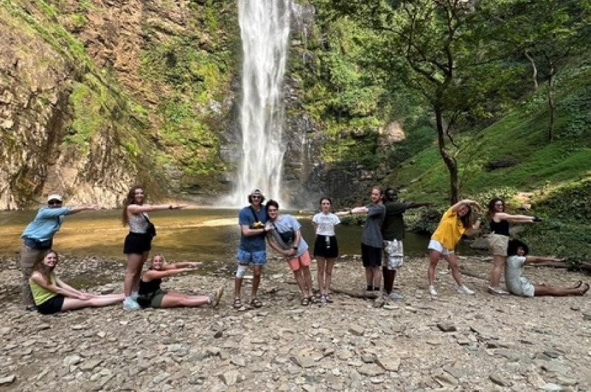 Centre students in Ghana