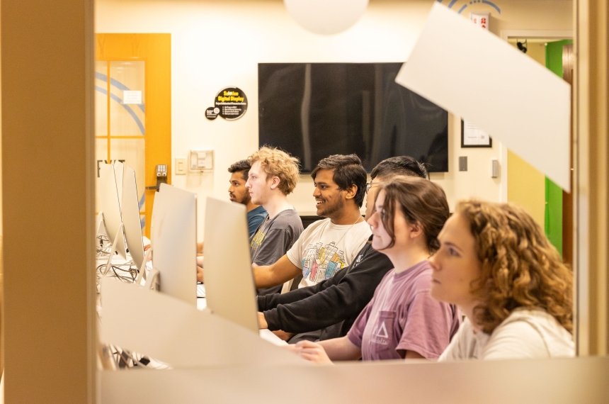 Centre's new CreateSpace is a lab where students, faculty and staff can work on projects using equipment and software that may not be available to them elsewhere.